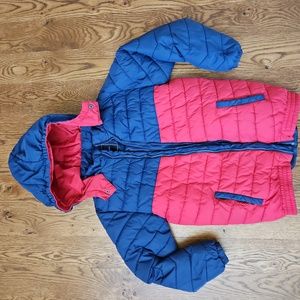 Toobydoo Bubble Club puffer jacket - size 10 - Color Block Navy great condition!